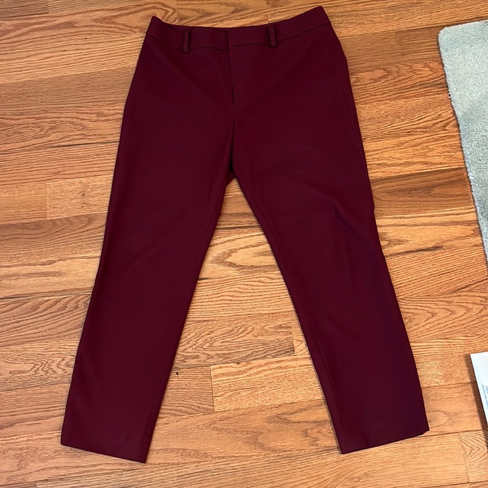 Club Monaco Maroon Pants Size 8 RN 77406